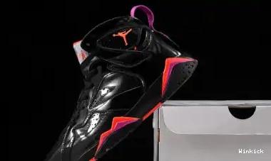 PATENT BLACK RETRO 313358-006 AIR JORDAN 7 0601